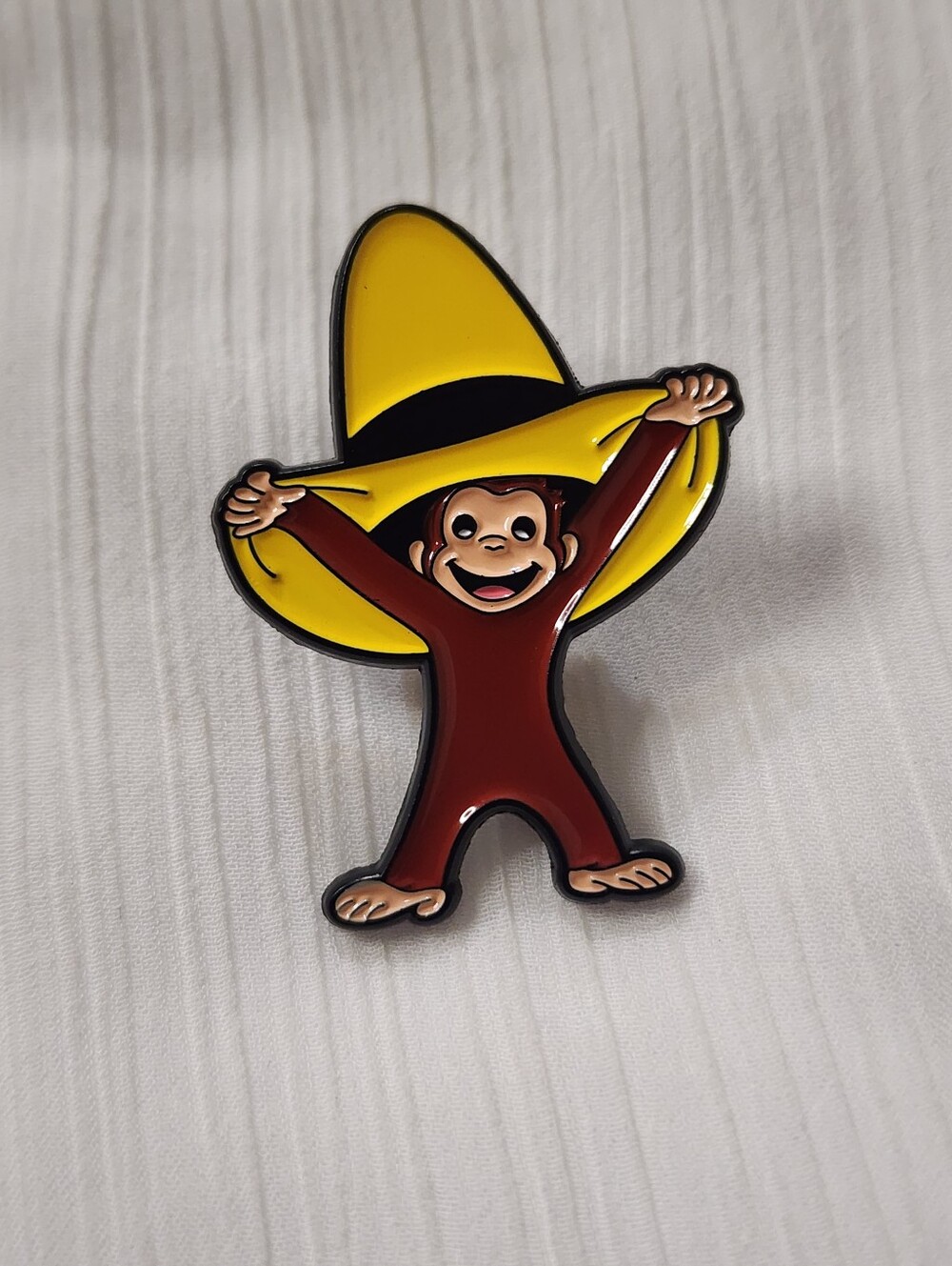✨ "Curious George" Yellow Hat Enamel Pin